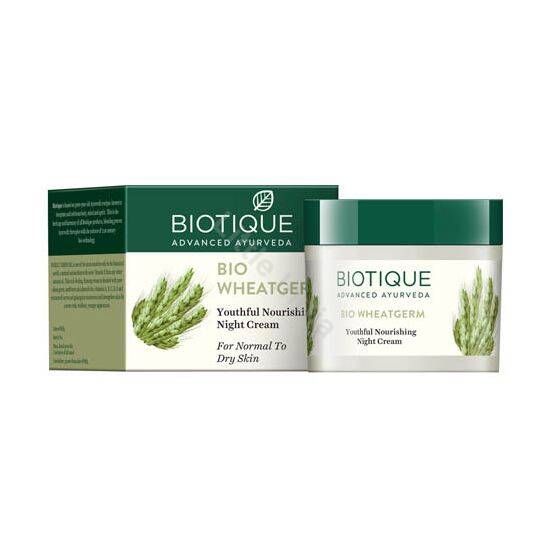 Biotique Rejuvenating Night Cream With Wheat Seed Oil 50g