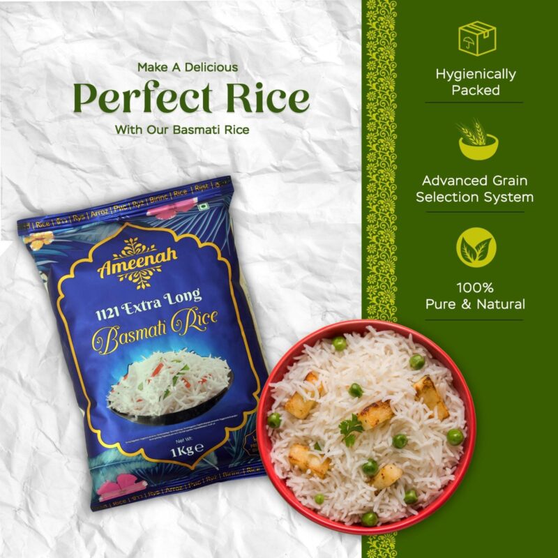 Ameena Basmati Rice 20 KG