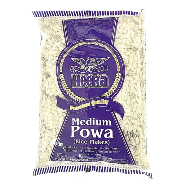 HEERA MEDIUM POWA CHIURA RICE FLAKES 1 KG. - Image 2