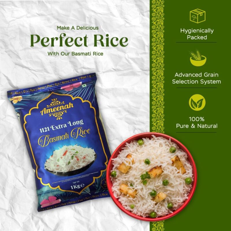 AMEENAH BASMATI RICE 20 KG.