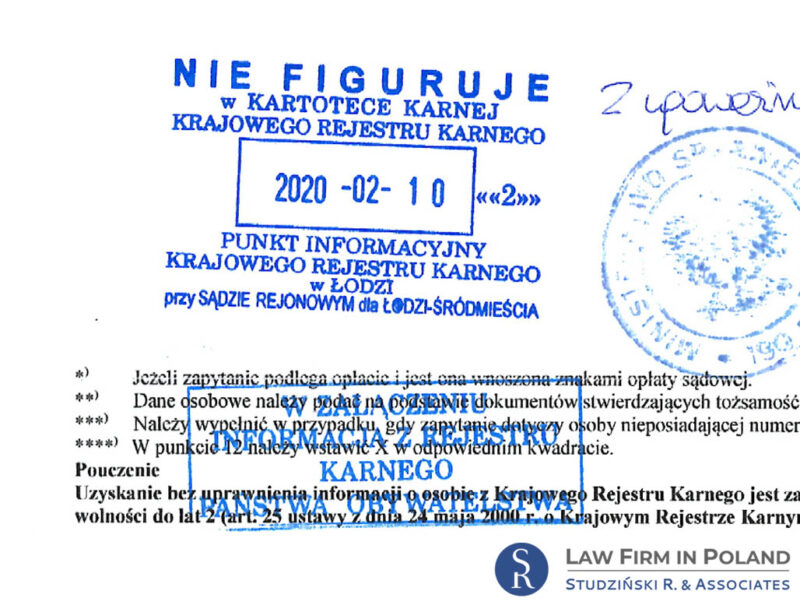 Support to make Police Report In Poland