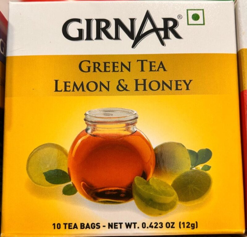 Girnar Green Tea Lemon And Honey Bags