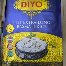 DIYO 1121 EXTRA LONG BASMATI RICE 20 KG.