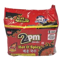 2PM HOT & SPICY 5IN1 INSTANT NOODLES 600 GRAM.