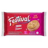 Strawberry Flavored Cream Sandwich Cooki...
