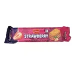 Strawberry Flavoured Cream Biscuit Pran ...