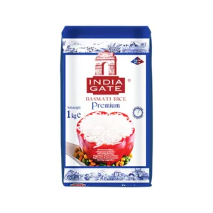 INDIA GATE PREMIUM BASMATI RICE 1 KG.