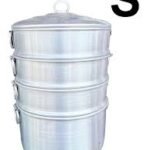 Aluminum Steamer  momo steamer Pot INDUCTION BASE ) S size